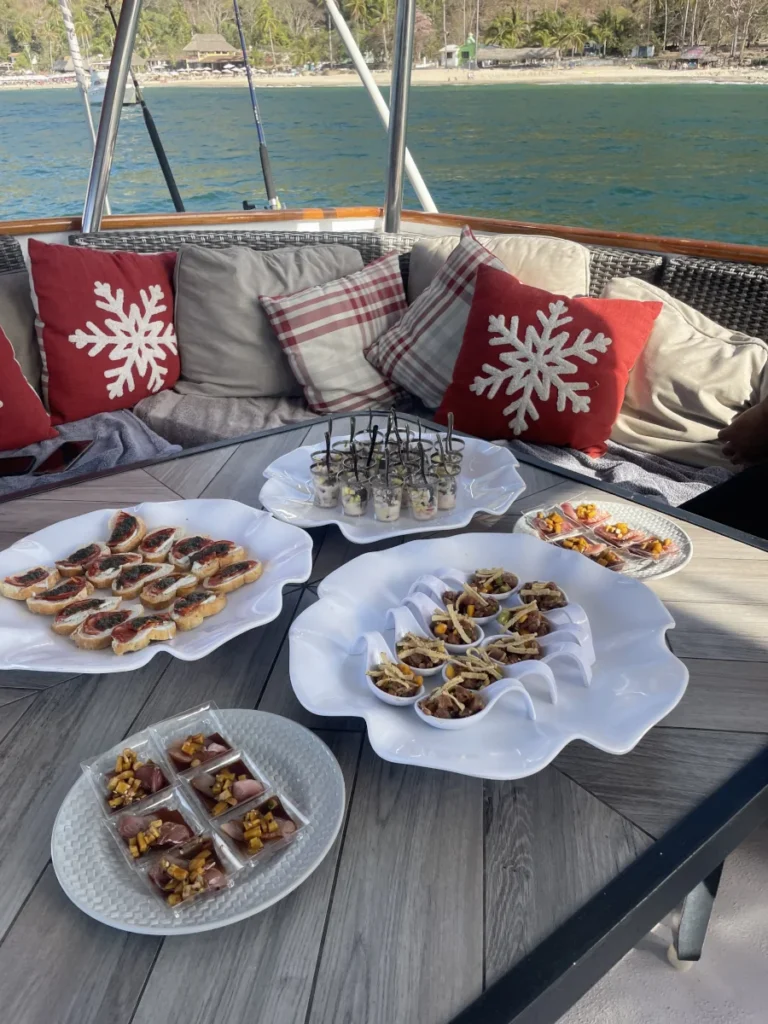 Yatch and beach private chet and catering